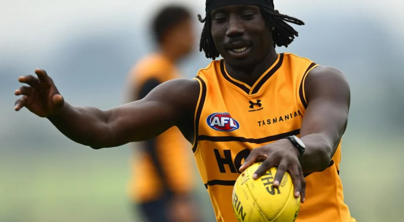 AFL investigating ‘vile and racist’ abuse sent to Hawthorn player Mabior Chol