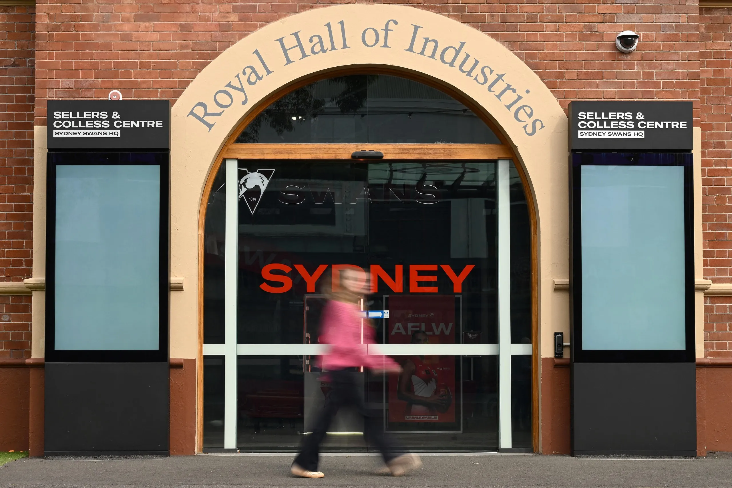 The Sydney Swans’ headquarters at Moore Park on Tuesday.