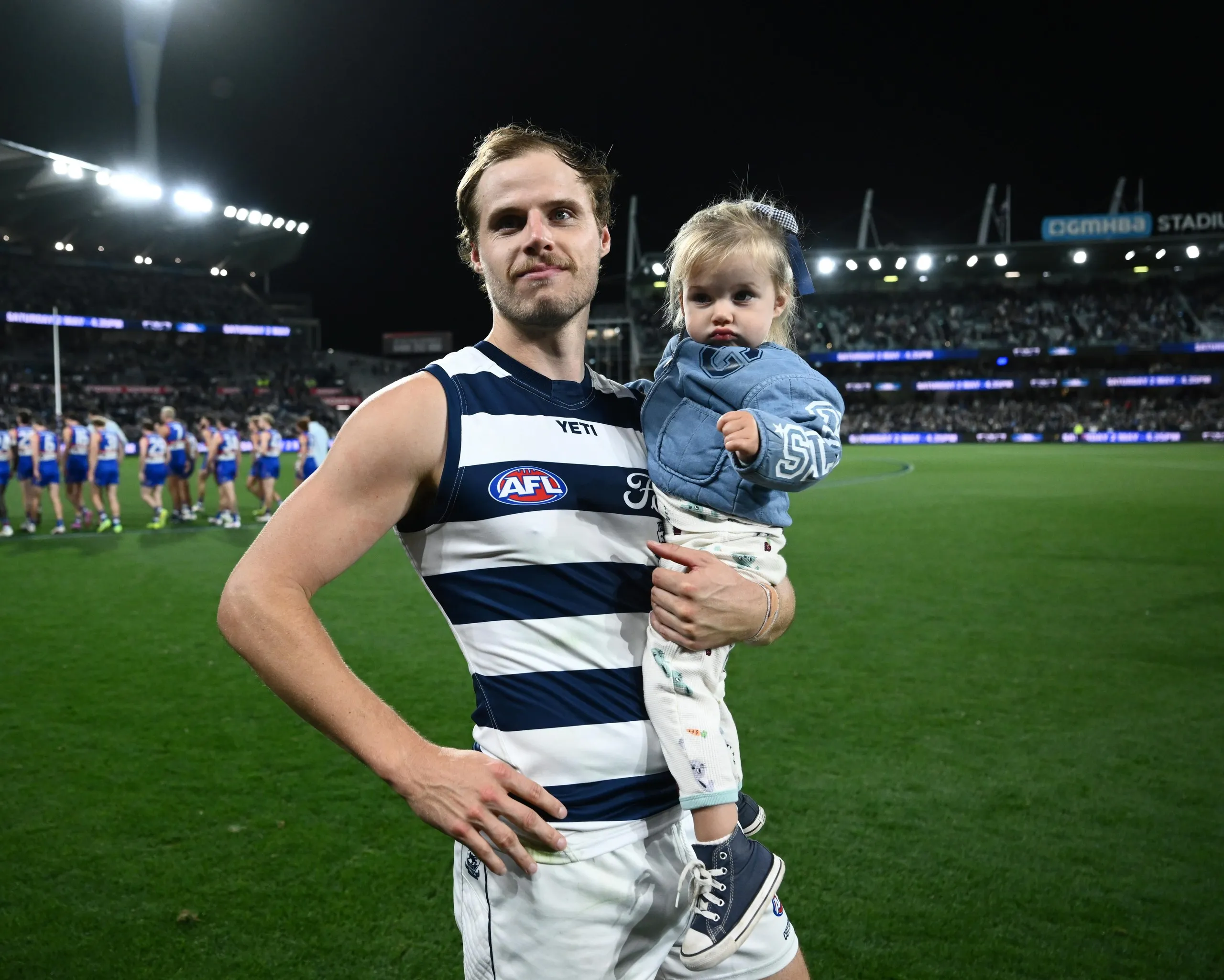Jake Kolodjashnij after the round six match against Western Bulldogs