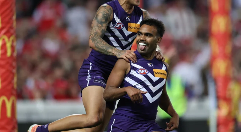 Fremantle’s night of nights as they overrun Sydney and seal spot in second AFL grand final